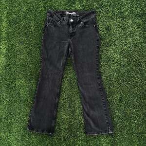 Wrangler Mae Mid-Rise Bootcut Jeans Size 30x30 Black Denim